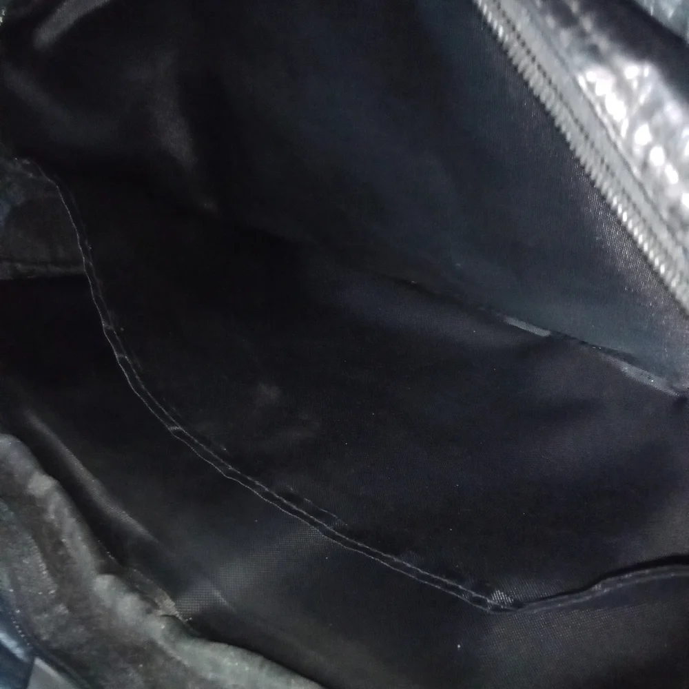Vintage Black Leather Briefcase Style Crossbody Bag Stylish Laptop Carrying Bag